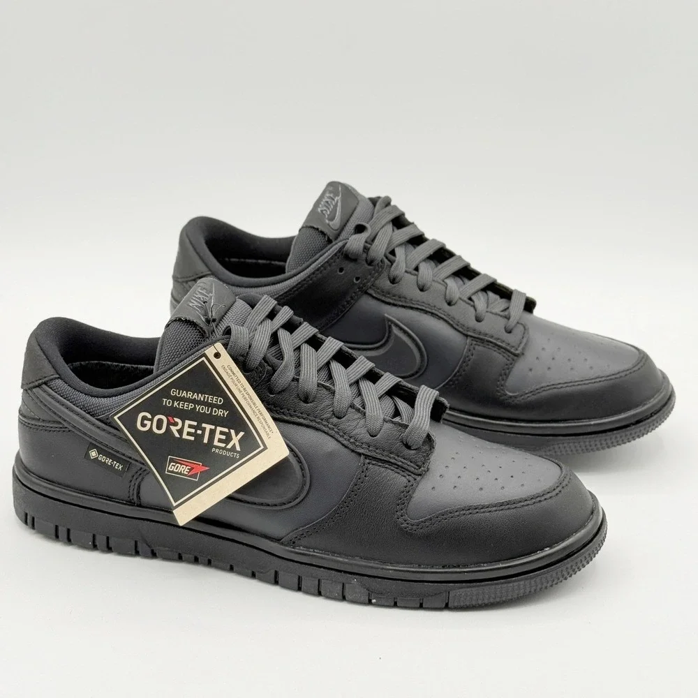 Nike Dunk Low GTX Gore-Tex 'Black Off Noir' / Size 8.5 Mens / HQ2053-001, NEW